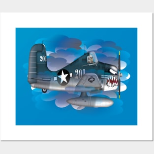 CS Cartoon Machines Airplane V 1.1. Posters and Art